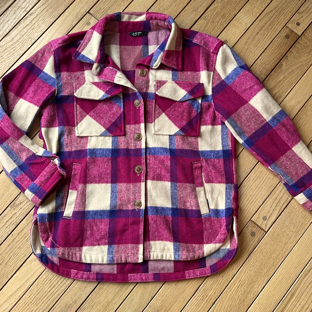 Plaid shacket